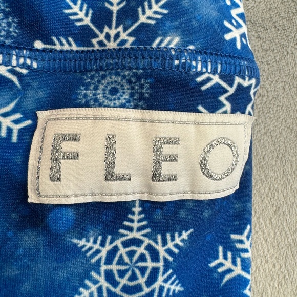Fleo Snowflake Shorts (Original) Blue Size Medium - Picture 6 of 11